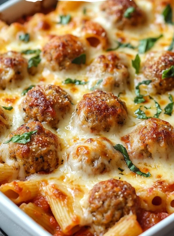 Casserole de boulettes de viande au four