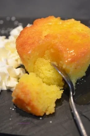 Fondant à l'orange comme un baba - Recette