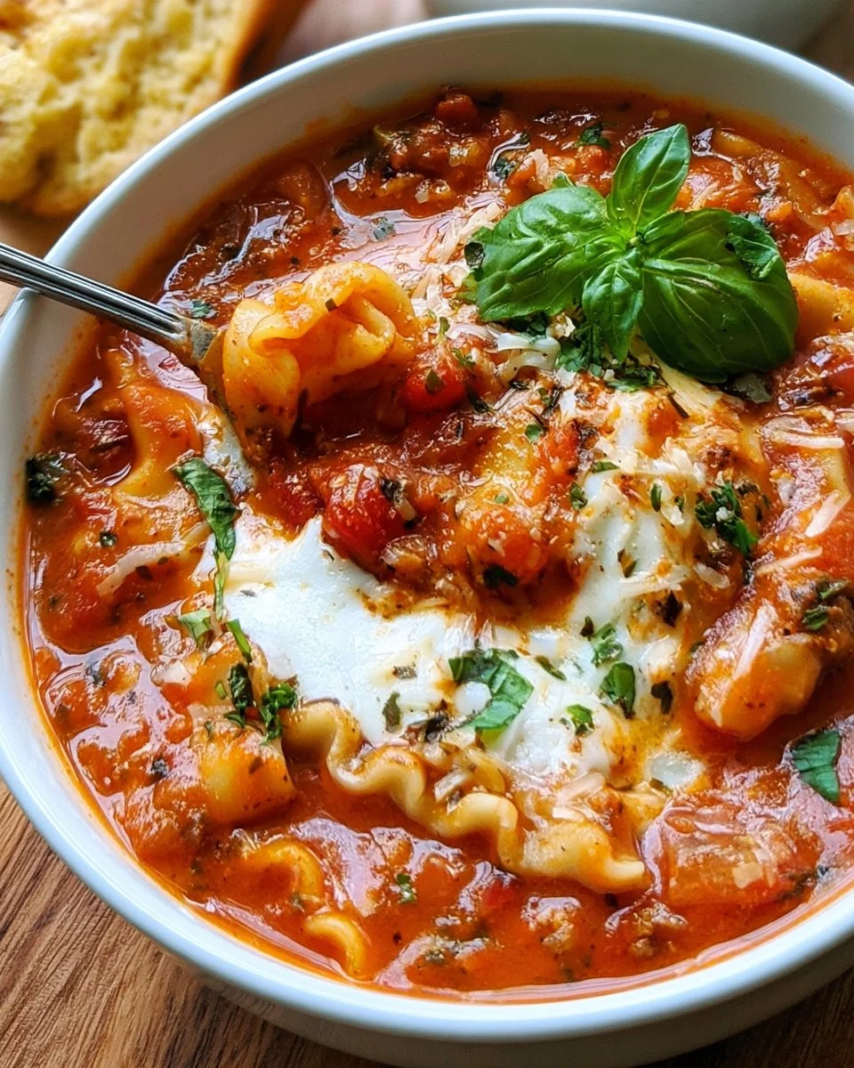 La meilleure soupe à la lasagne du monde
