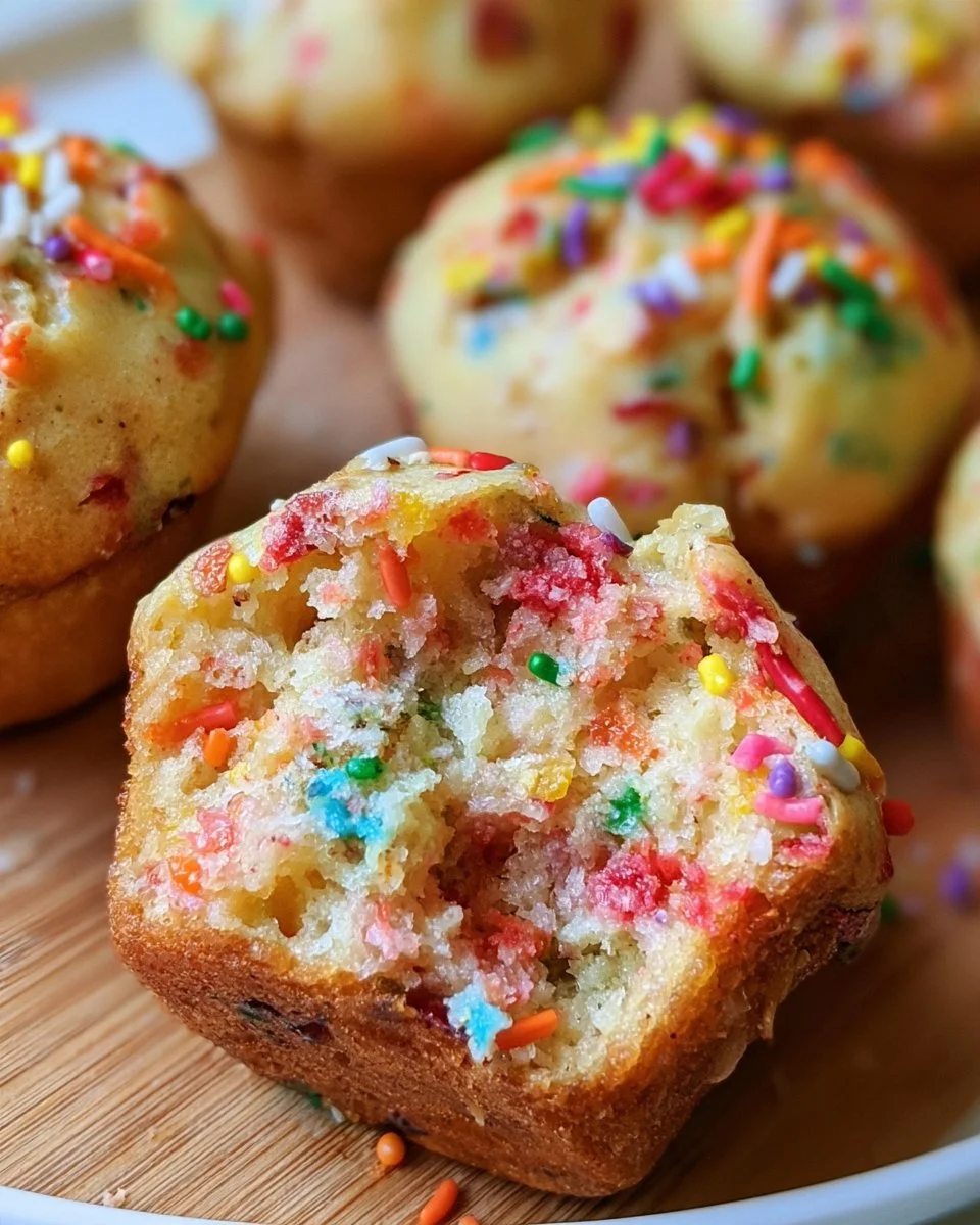 Muffins au yaourt grec Funfetti faciles