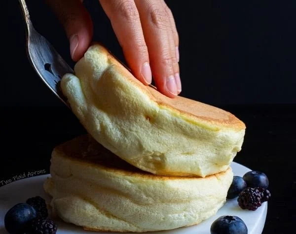 Pancake soufflé japonais moelleux et gonflant