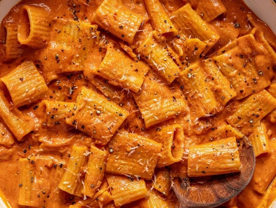 Pâtes à la vodka en une seule casserole